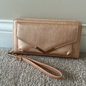 Rosegold wallet/wristlet